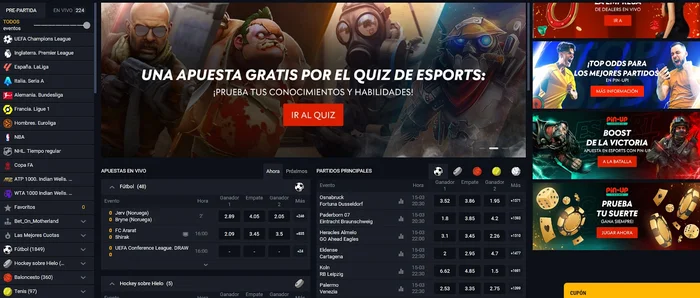 Pin Up Bet Perú Apuestas Deportivas